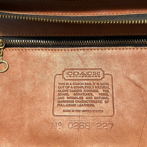 COACH Vintage ‘92 Brighton Crossbody Bag in British Tan - Picture 15 of 16